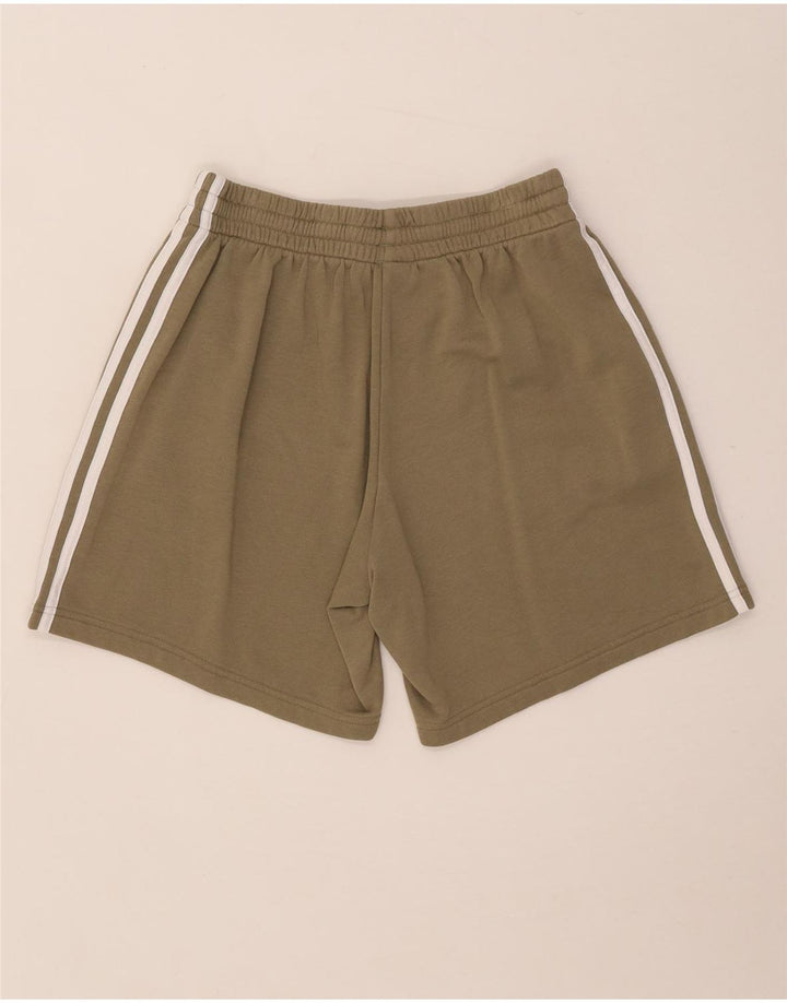 Męskie spodenki sportowe Adidas, średnie khaki, bawełniane