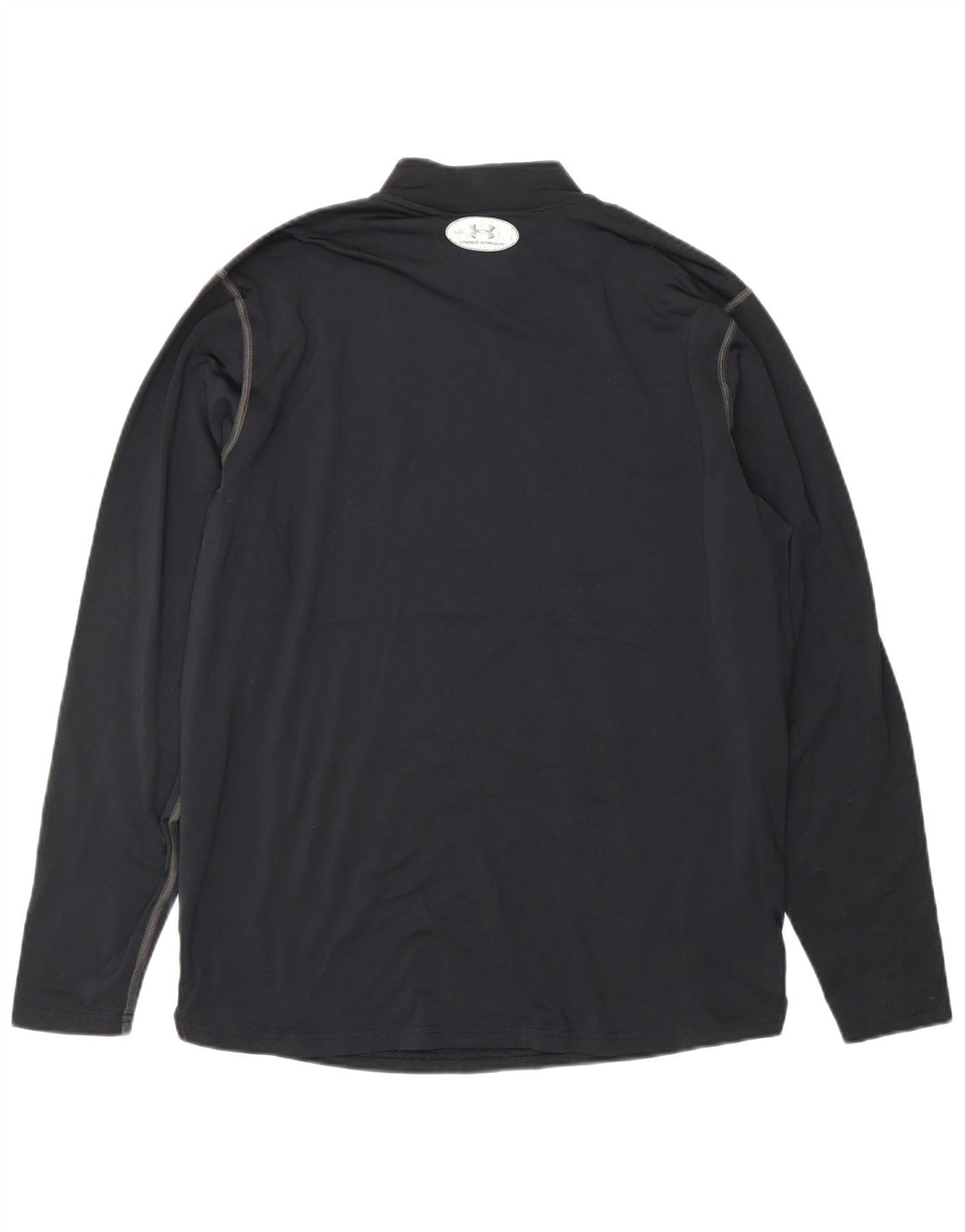 Męska koszulka Cold Gear z długim rękawem UNDER ARMOUR, duży, czarny poliester