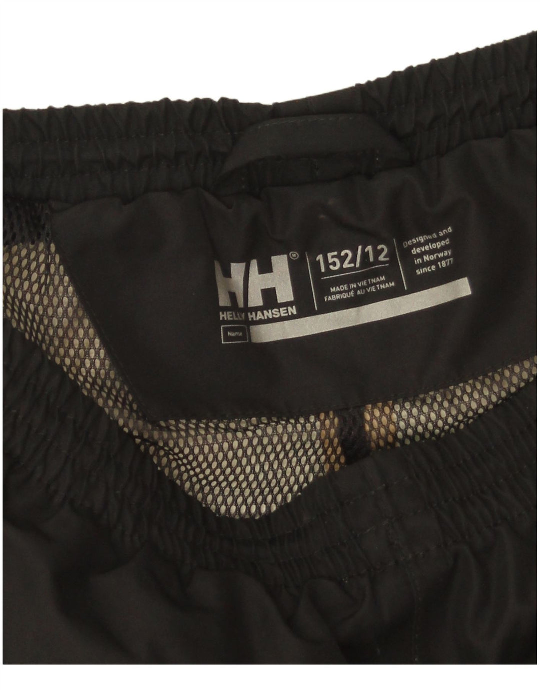 Spodnie wiatrówka chłopięce Helly Hansen 11-12 lat, czarny poliester