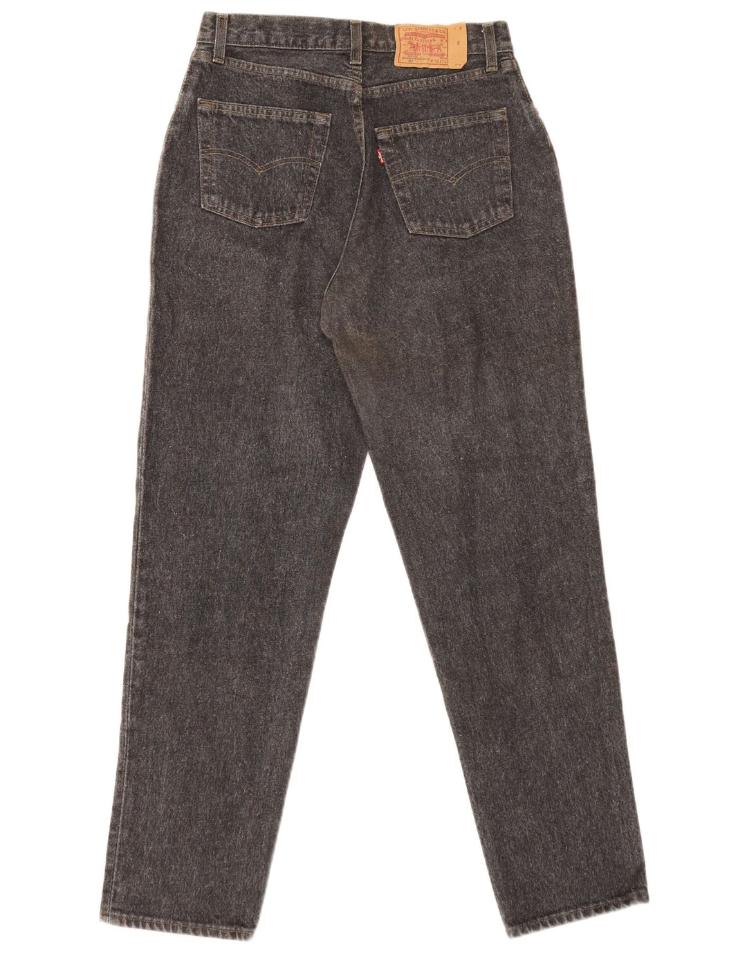Damskie jeansy Levi's 901 Tapered W32 L30 Szara bawełna