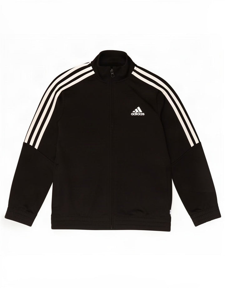 Chłopięca bluza dresowa Adidas 9-10 lat, poliester w czarne paski