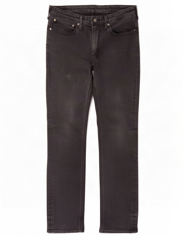 Męskie jeansy Levi's 511 Slim W34 L32 Czarna bawełna