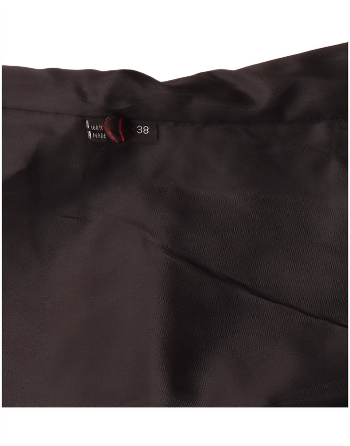 Kamizelka damska Vintage EU 38, średni czarny poliester Paisley