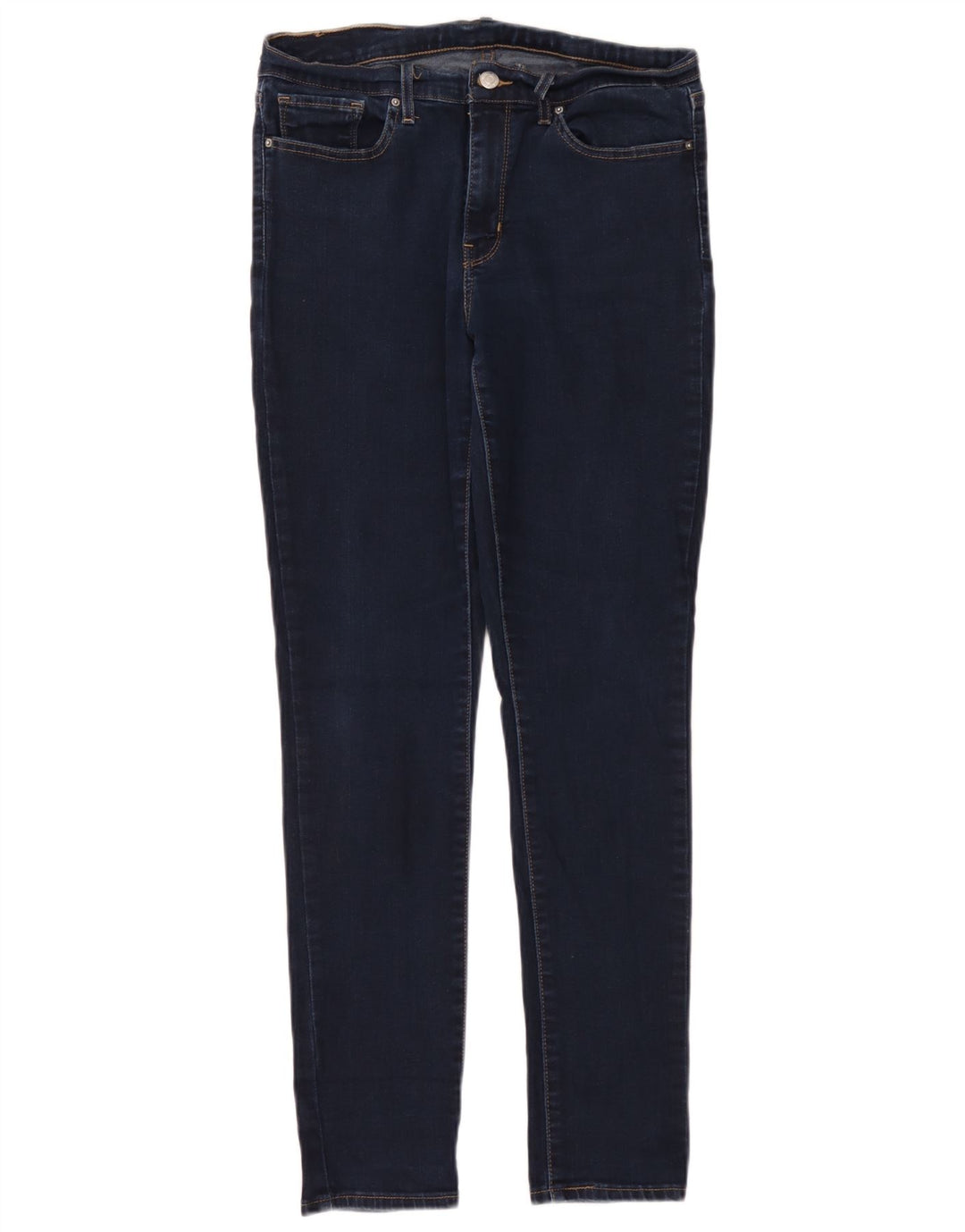 Damskie jeansy skinny Levi's W31 L30 Granatowa bawełna