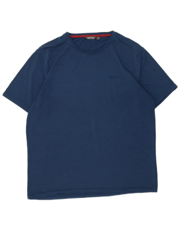 T-shirt męski Rohan, duży, granatowy, poliester