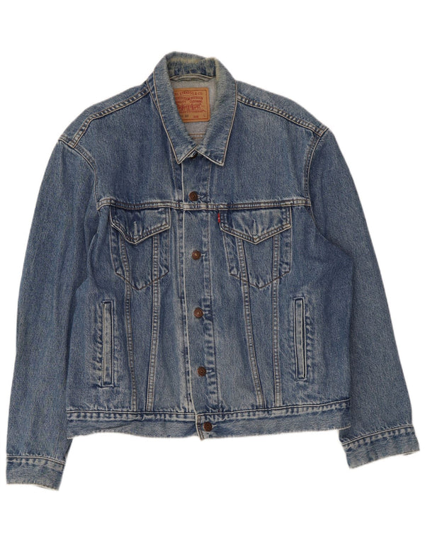 Męska kurtka dżinsowa Levi's UK 40, duża niebieska