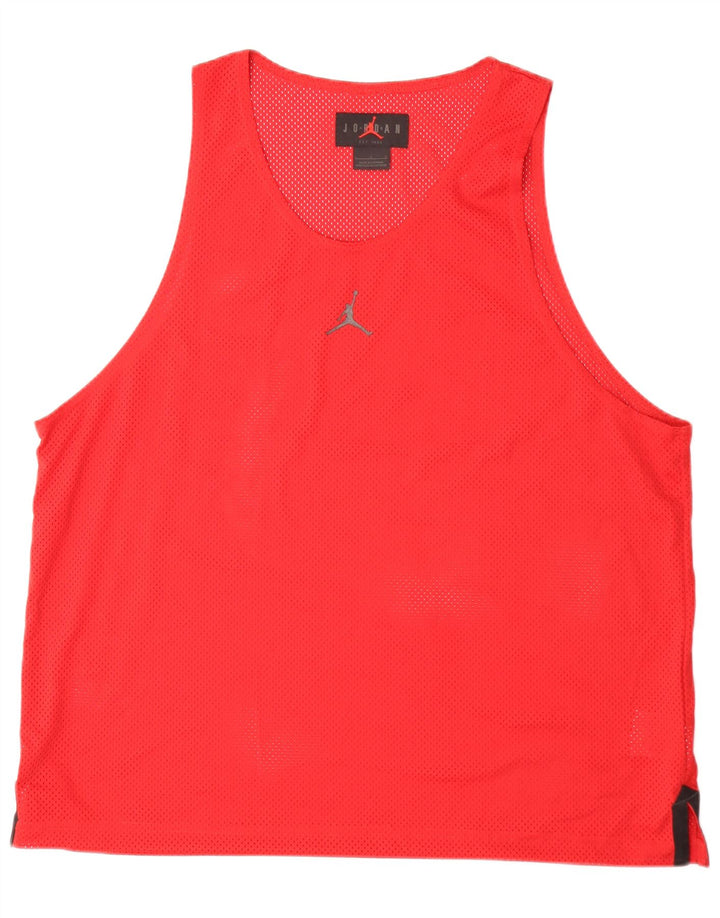 Męska kamizelka Jordan Dri Fit, duża, czerwona, poliester