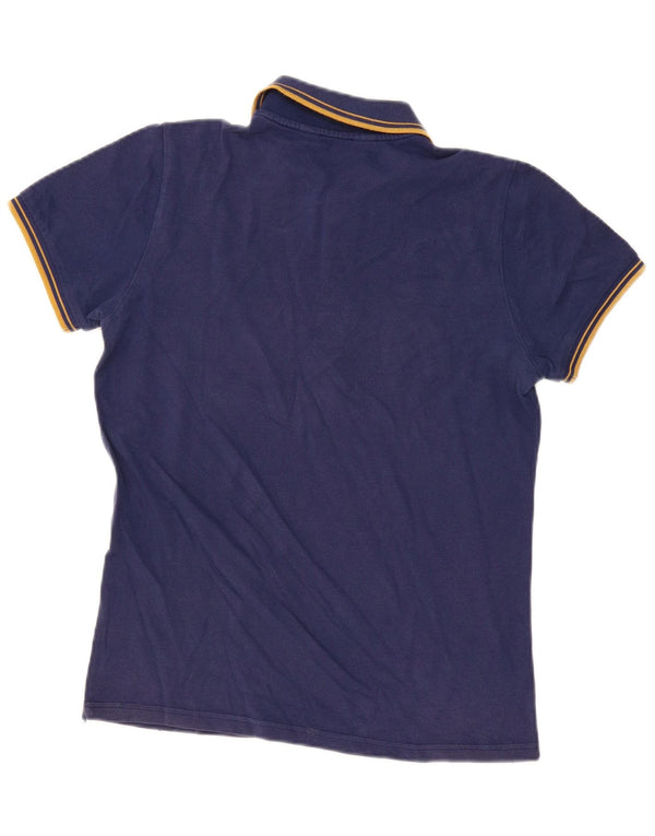 Męska koszulka polo Kappa, średnia, granatowa, bawełniana