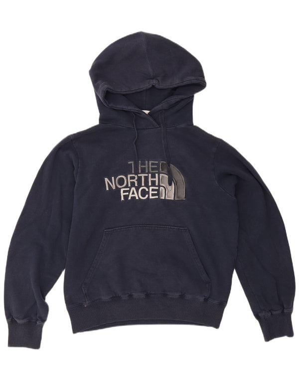 Męski sweter z kapturem The North Face, mały, granatowy, bawełniany