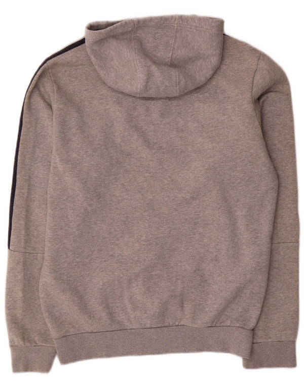 Męska bluza z kapturem Adidas Graphic, mała, szara, bawełniana