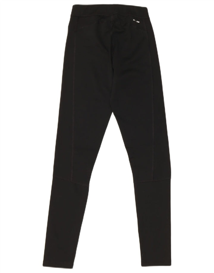 Damskie legginsy Adidas Climalite UK 4 XS, czarny poliester