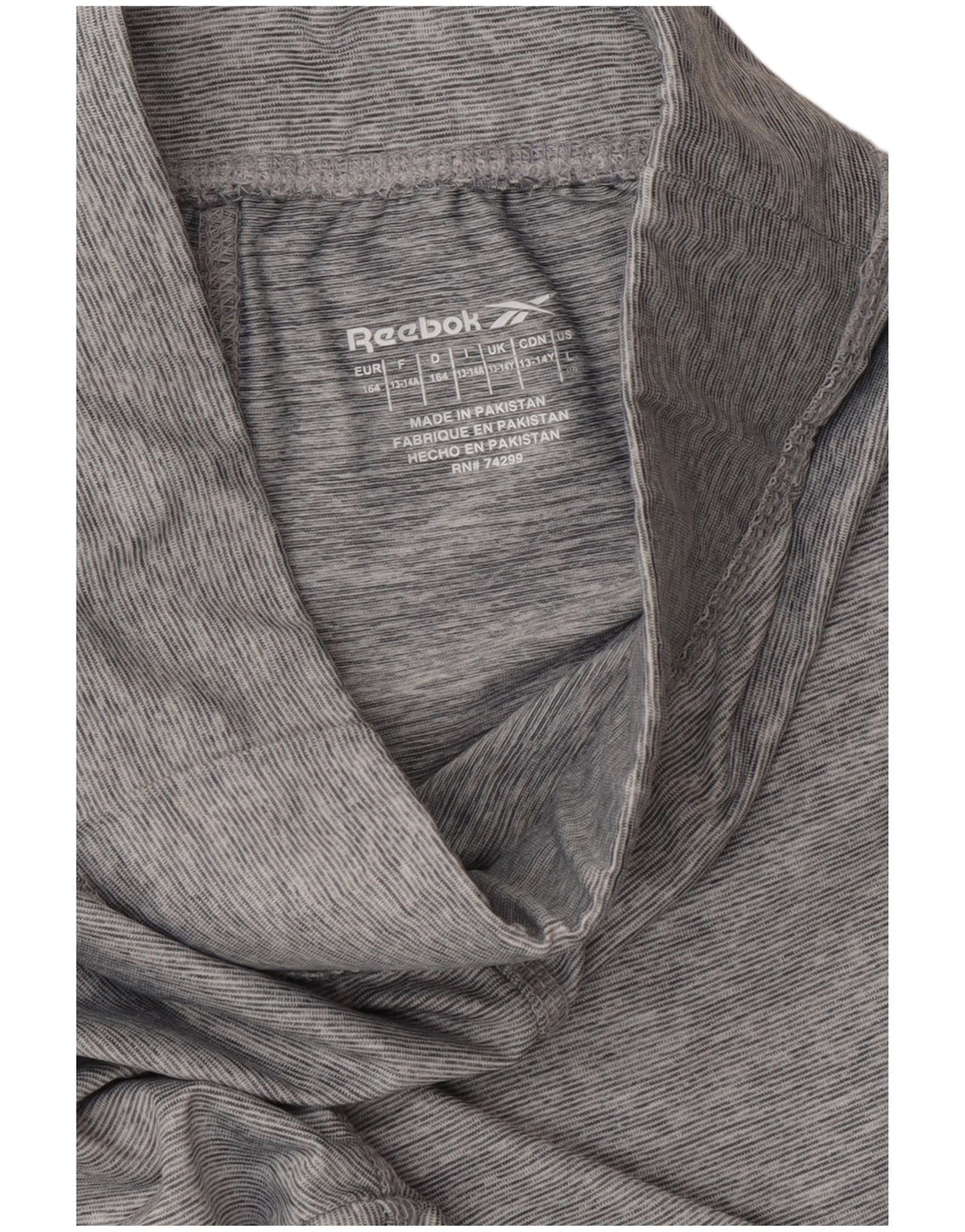 Legginsy dziewczęce REEBOK 13-14 lat, szary, kolorowy poliester