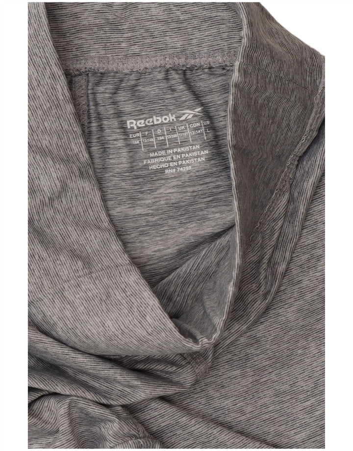 Legginsy dziewczęce REEBOK 13-14 lat, szary, kolorowy poliester