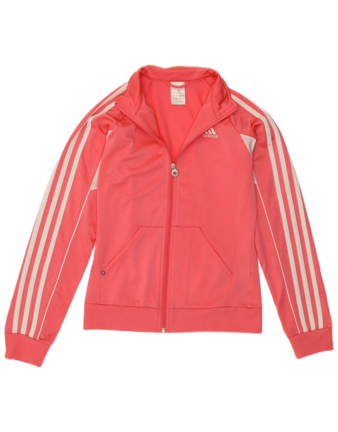 Damska kurtka dresowa Adidas UK 10, mała, różowa, poliester
