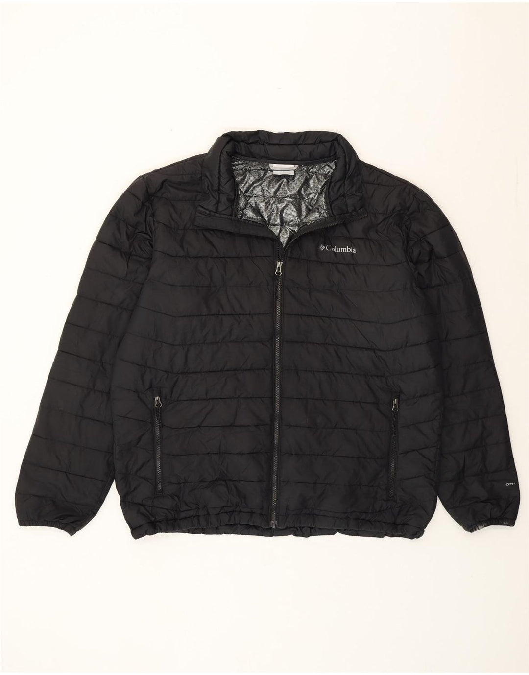 Męska ocieplana kurtka Columbia UK 42 XL, czarny poliester