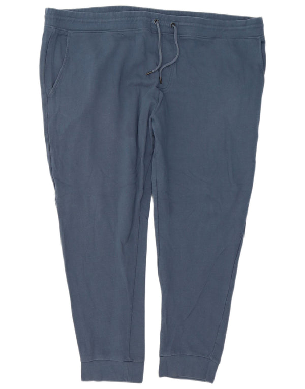 Męskie spodnie dresowe Marks & Spencer Joggers 4XL, niebieskie, bawełniane