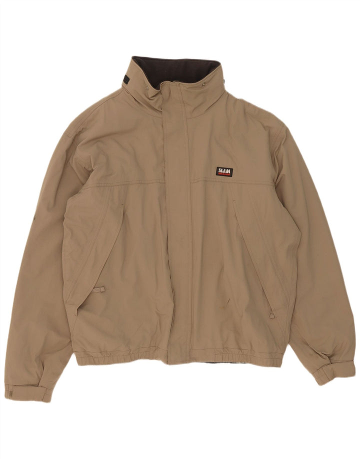 Męska kurtka bomberka Slam UK 44 2XL Beżowy nylon