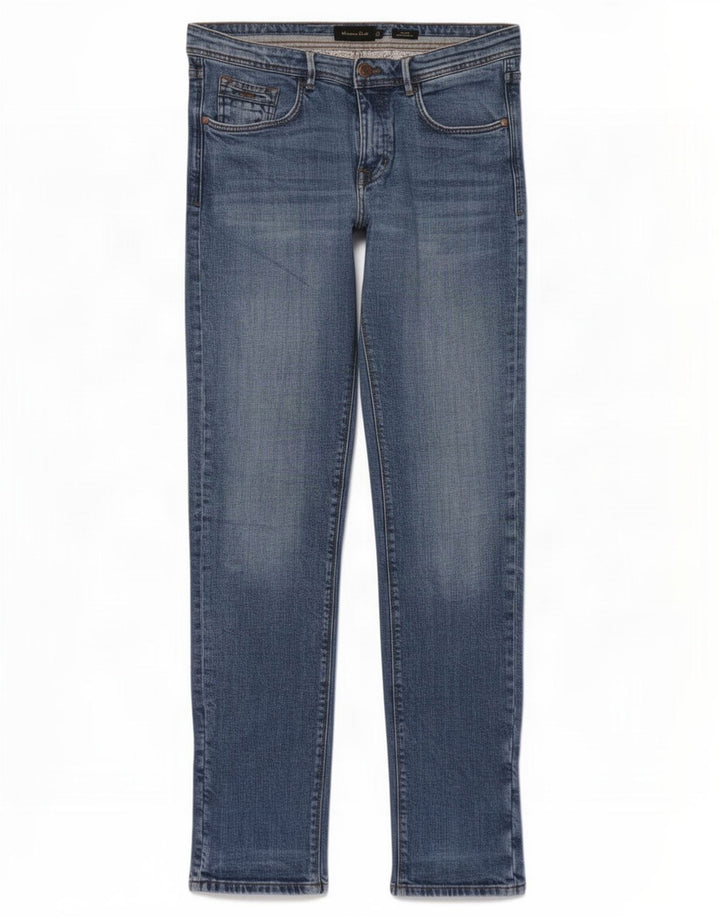 Jeansy męskie Massimo Dutti EU 40 Medium W31 L32 Niebieskie