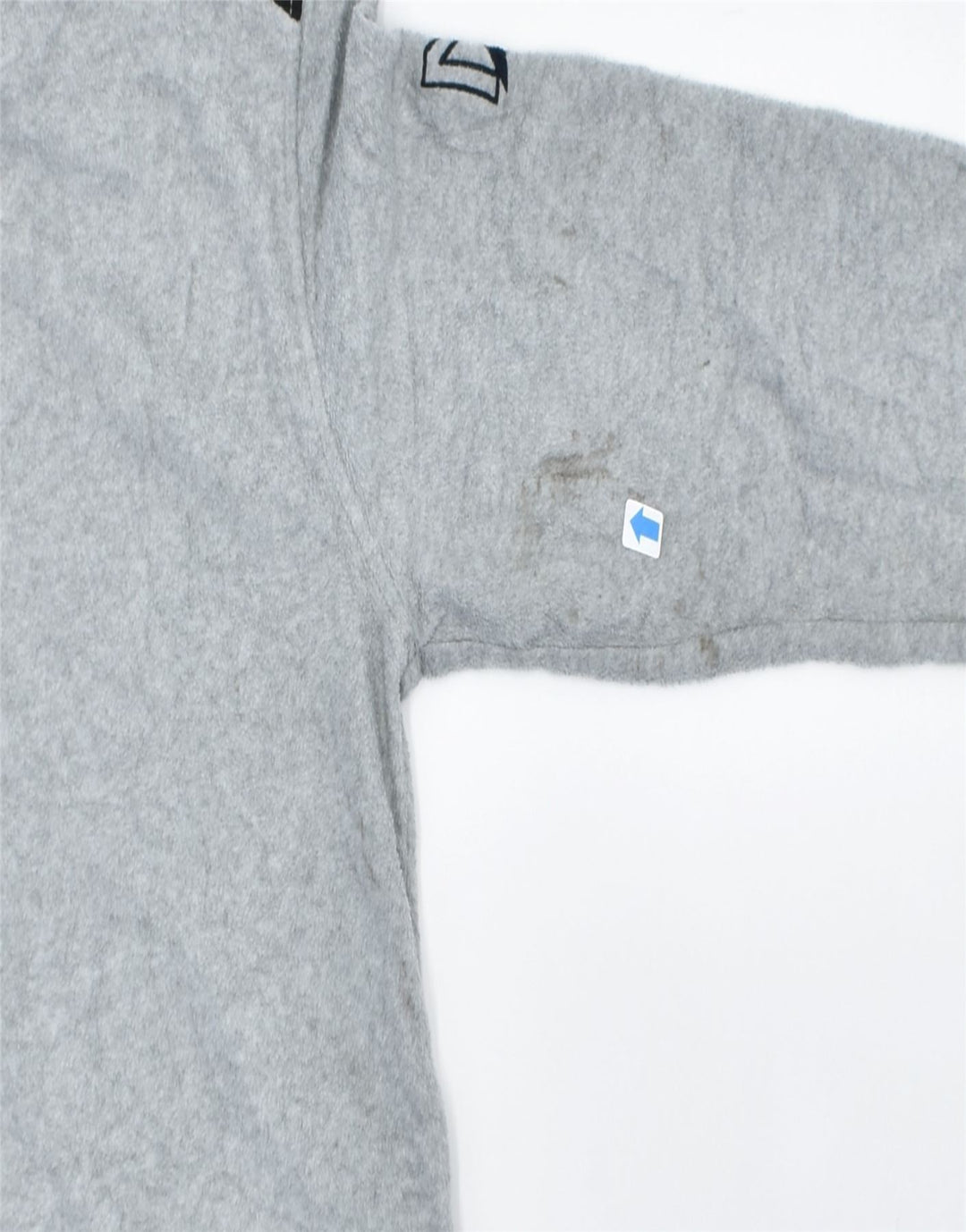 NAUTICA Mens Fleece Gilet UK 34 XS Grey Polyester | Vintage | Thrift | Second-Hand | Used Clothing | Messina Hembry 