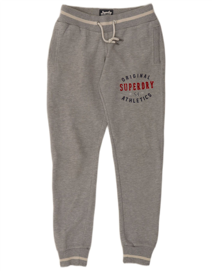 Damskie spodnie dresowe Superdry Graphic Joggers UK 8 Small Grey