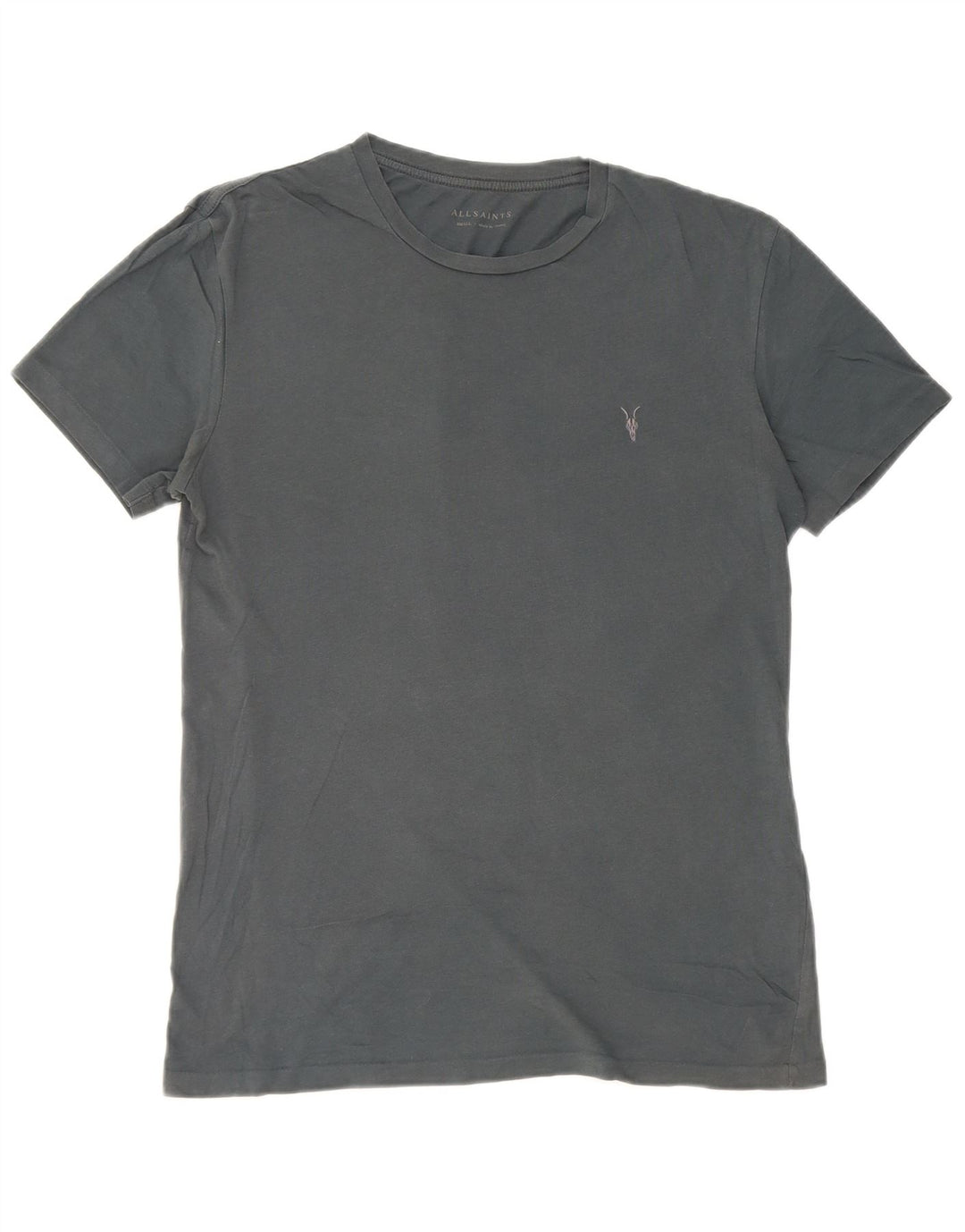 T-shirt męski All Saints, mały, szary, bawełniany