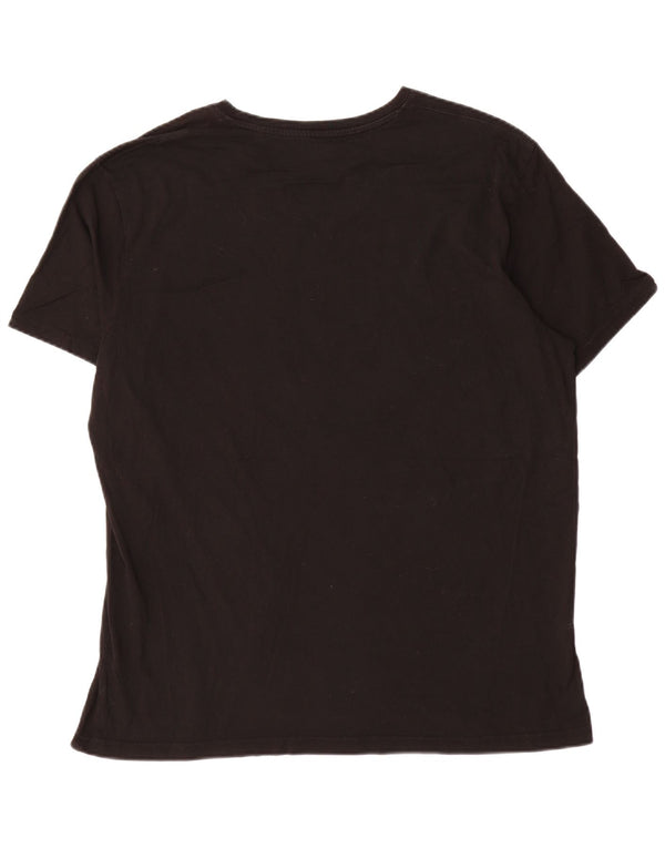 Męska koszulka z grafiką Alpha Industries, 3XL, czarna, bawełniana