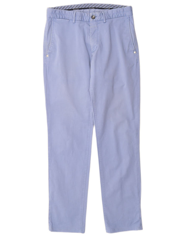 Spodnie Chino MASSIMO DUTTI Męskie Slim Fit EU 38 Small W30 L30 Niebieskie