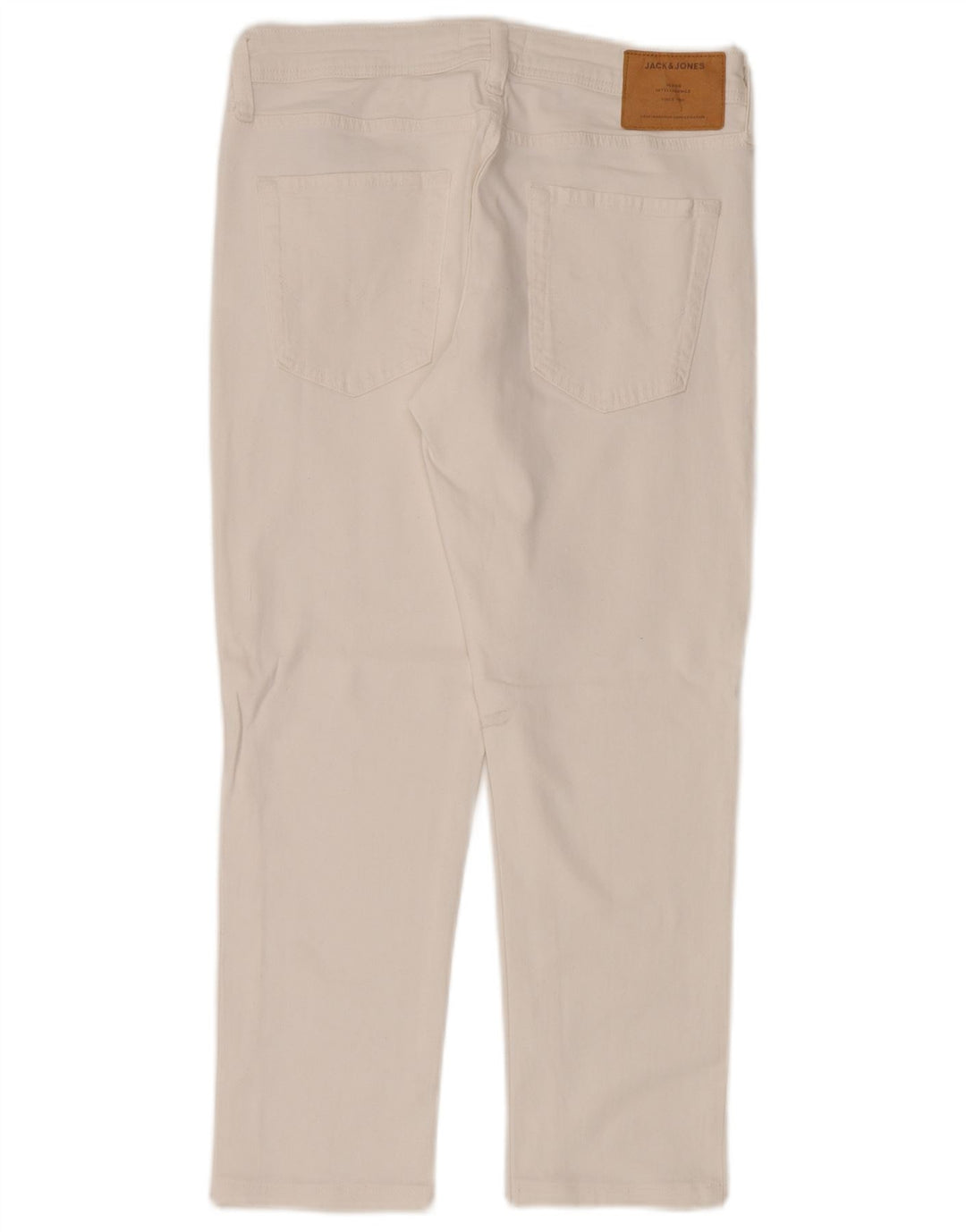 Męskie jeansy slim fit Jack & Jones W30 L26 Biała bawełna