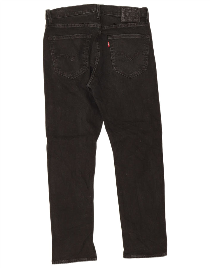 Damskie proste dżinsy Levi's W32 L30 Czarna bawełna