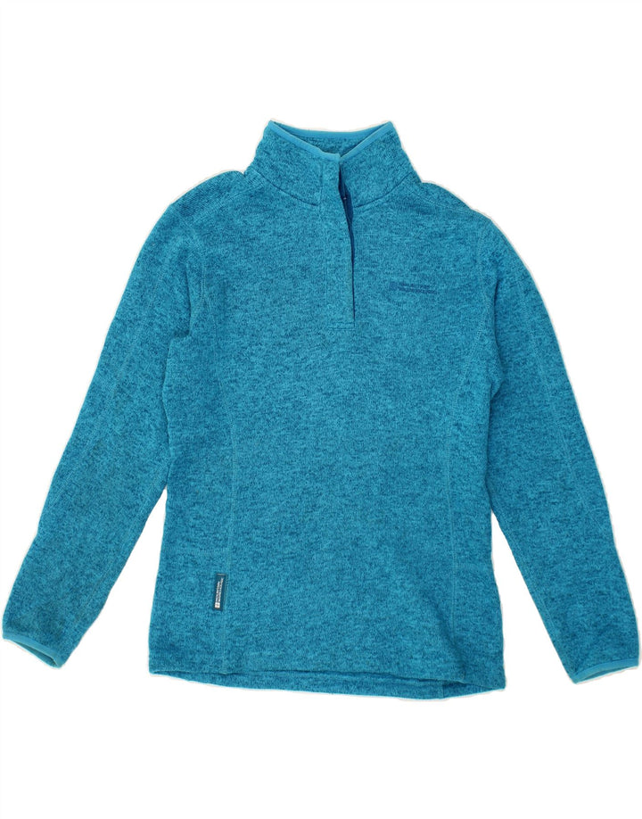 MOUNTAIN WAREHOUSE Womens Button Neck Jumper Sweater UK 10 Small Blue Vintage Mountain Warehouse and Second-Hand Mountain Warehouse from Messina Hembry 