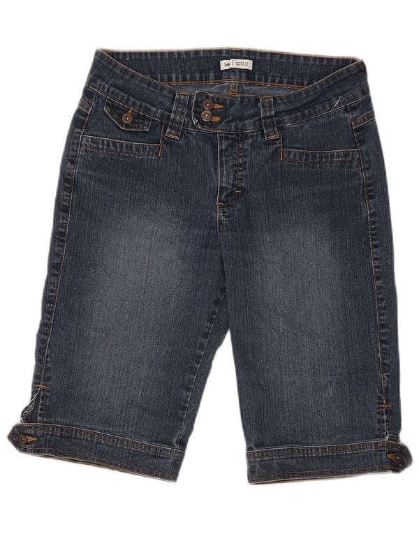 Damskie spodenki jeansowe Lee US 6 Medium W28, niebieska bawełna