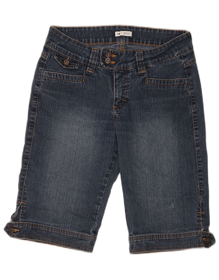 Damskie spodenki jeansowe Lee US 6 Medium W28, niebieska bawełna