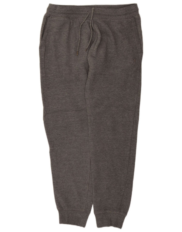 Damskie spodnie dresowe Hurley Joggers UK 14, duże, szare, bawełniane