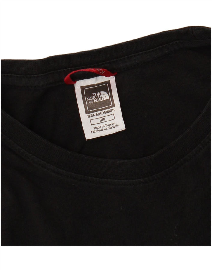 Męski top graficzny The North Face z długim rękawem, mały, czarny