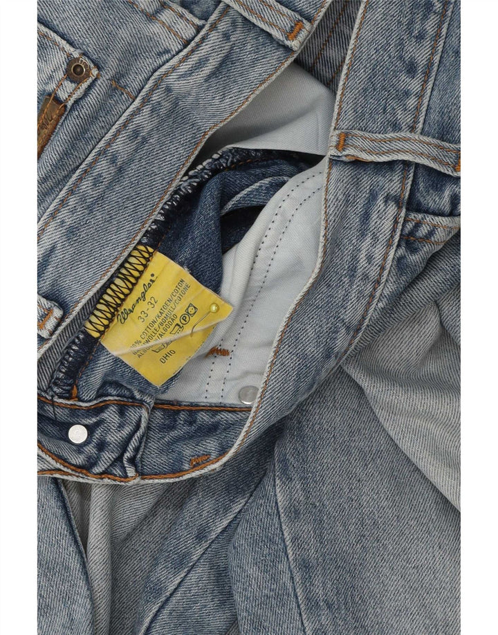 Męskie jeansy Wrangler Ohio Straight W33 L29 Niebieskie bawełniane