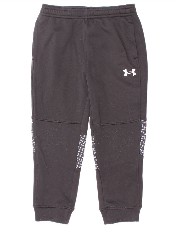 Spodnie dresowe chłopięce Under Armour Joggers 2-3 lata w czarną kratkę