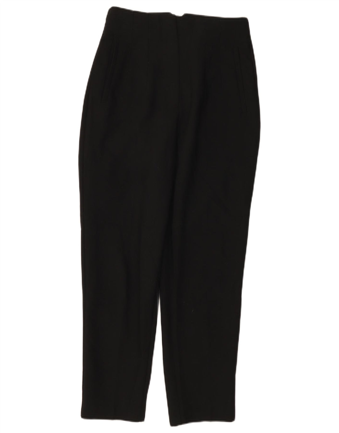 Damskie zwężane spodnie chino Zara, małe W26 L27, czarny poliester