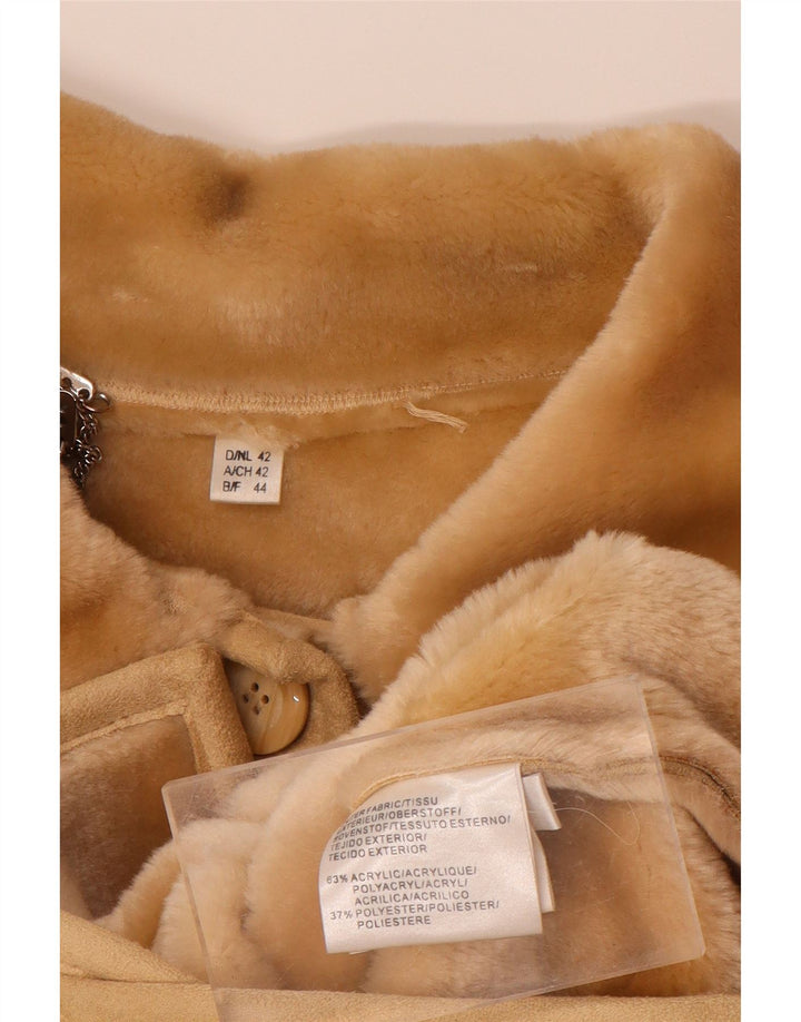 Kurtka damska Sherpa VINTAGE EU 44 XL beżowa akrylowa