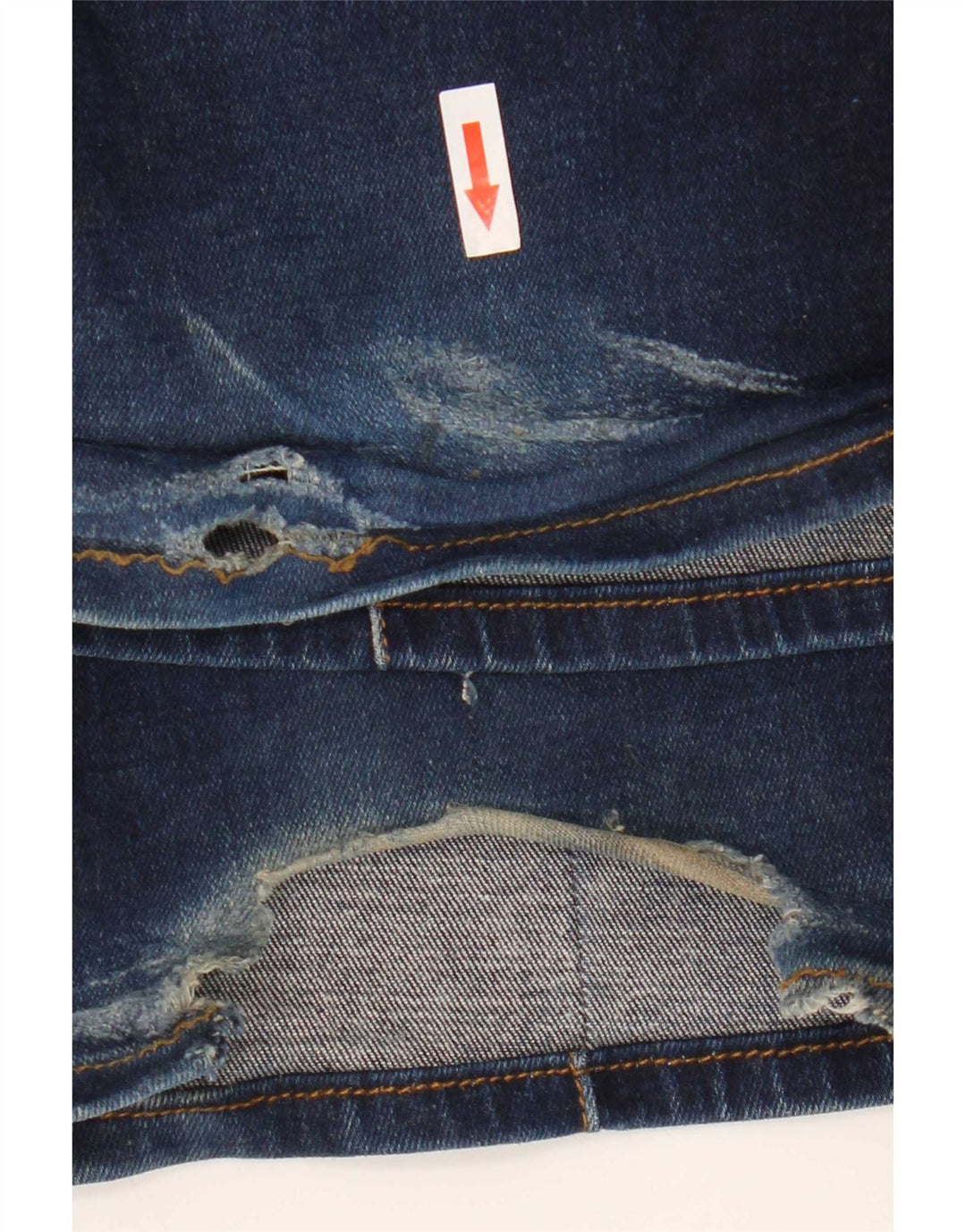 Damskie jeansy rozkloszowane Reiss W25 L31 Granatowa bawełna