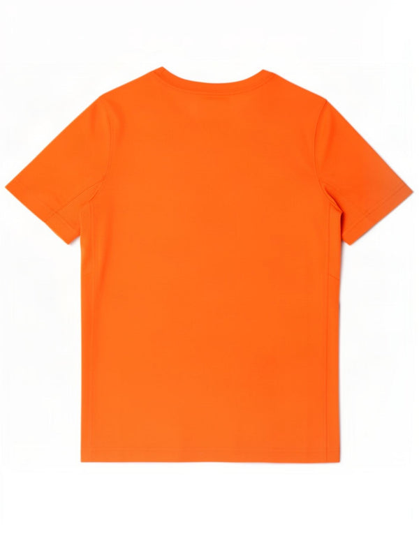Chłopięcy T-shirt Nike Dri Fit z grafiką, 10-11 lat, średni pomarańczowy poliester