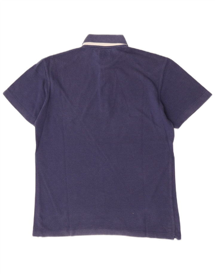 Męska koszulka polo Fay, mała, granatowa, bawełniana