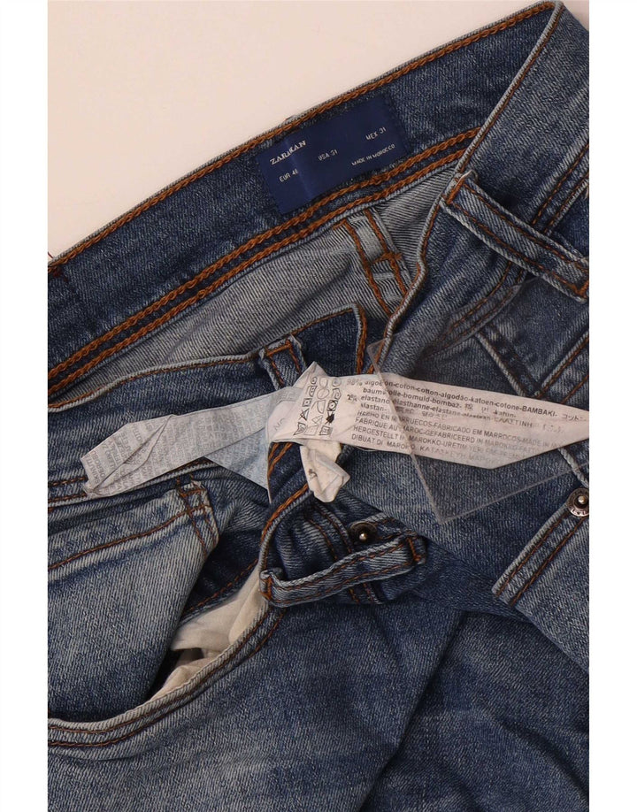 Męskie jeansy slim fit Zara EU 40 Medium W31 L32 Niebieskie bawełniane