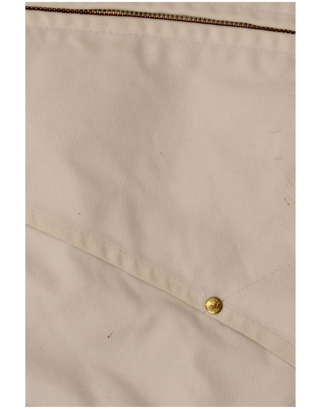 Męska kurtka bomberka z kapturem Richlu UK 40, duża, złamanej bieli, bawełniana