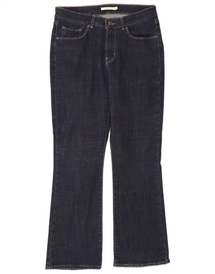 Klasyczne jeansy damskie LEVI'S Bootcut US 10 Large W30 L30 Granatowa bawełna