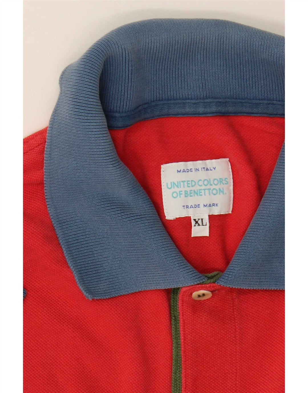 Męska koszulka polo Benetton XL w kolorze czerwonym