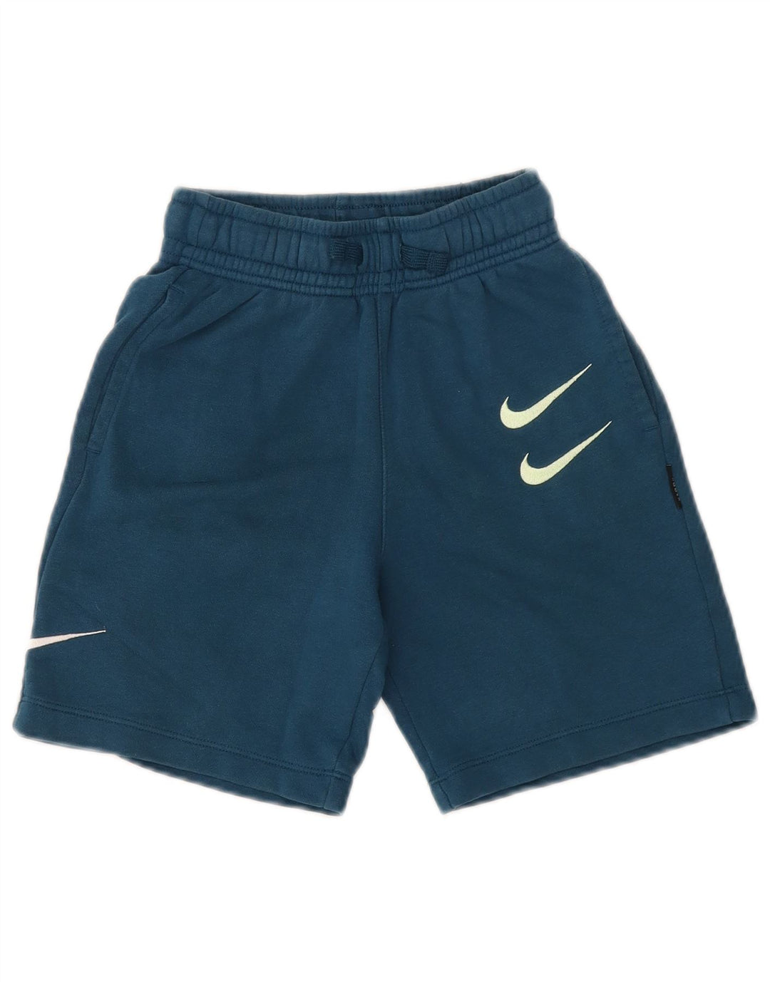 Chłopięce spodenki sportowe NIKE z grafiką, 8-9 lat, małe, niebieskie, bawełniane