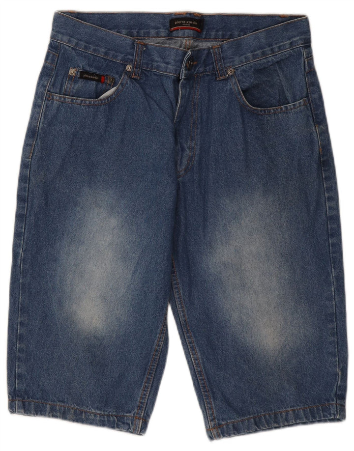 Męskie spodenki jeansowe Pierre Cardin Small W28, niebieskie, bawełniane