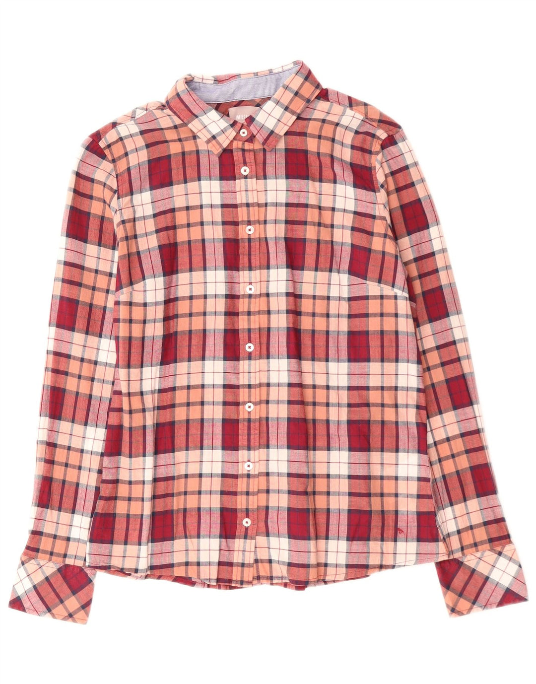 Koszula damska MUSTANG EU 36, bawełniana, w małą różową kratkę