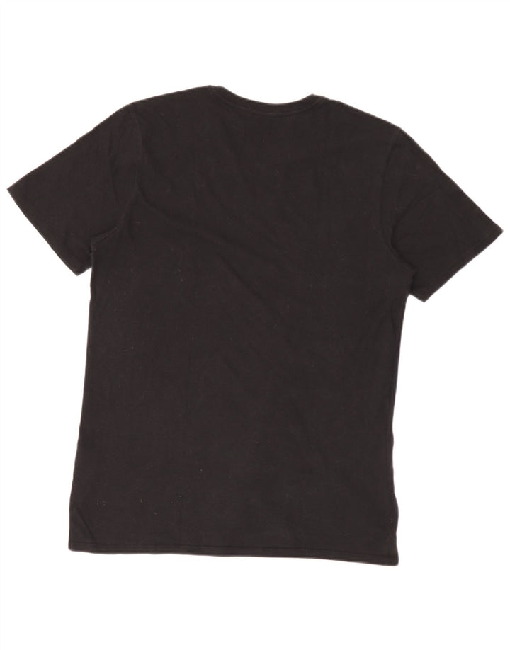 Męski T-shirt Nike o sportowym kroju, średni czarny, bawełniany