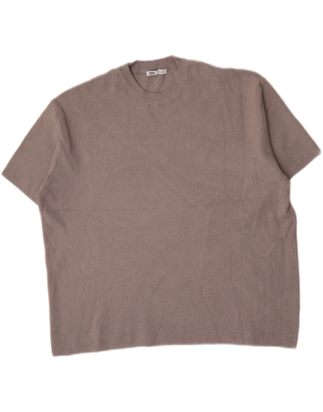 T-shirt męski Zara, średni szary